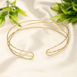 Elegant Gold Double Band Headband